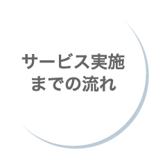 サービス実施までの流れ